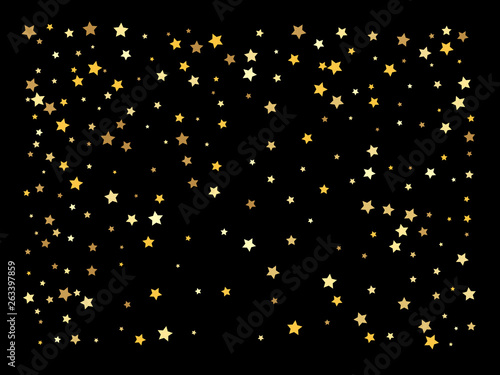 Vector background with gold stars