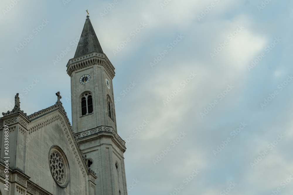 old church tower in munich, bavaria, germany