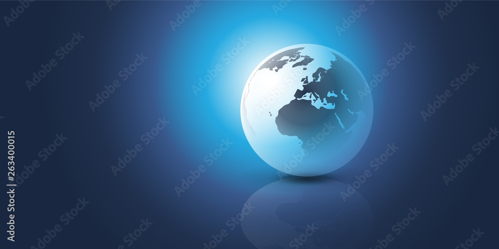 Earth Globe Design - Global Business, Technology, Globalisation Concept, Vector Template Earth Globe Design - Global Business, Technology, Globalisation Concept, Vector Template