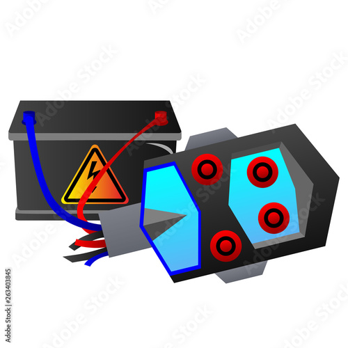 An image of a robot head in dark colors, a mechanized head, cyberpunk