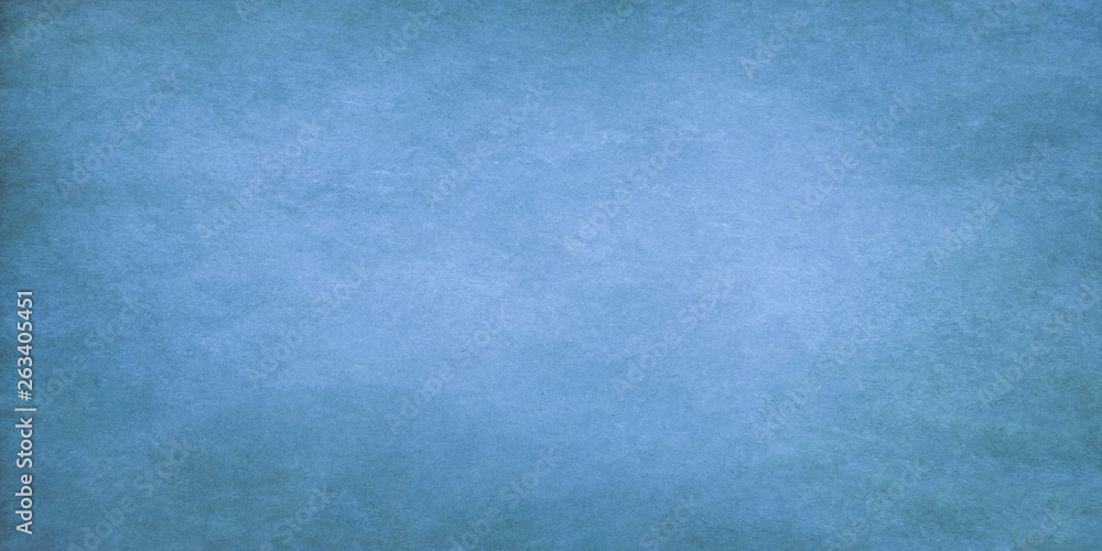 Fototapeta premium Blue wide grunge effect texture.