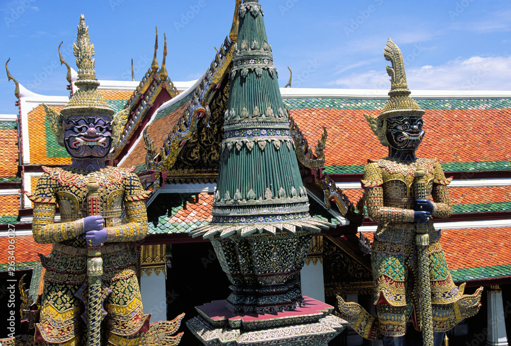 wat pra keo tempel in bangkok