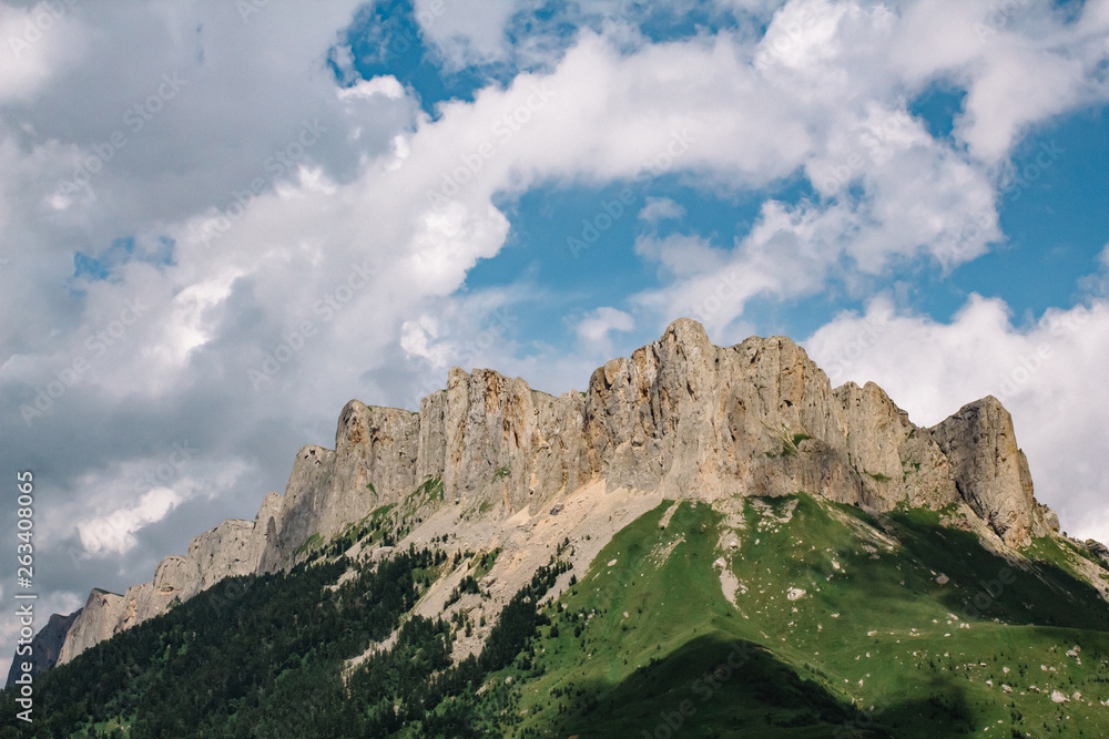 Mountain named Big Thach on the republic Adygea territiry North Caucasus
