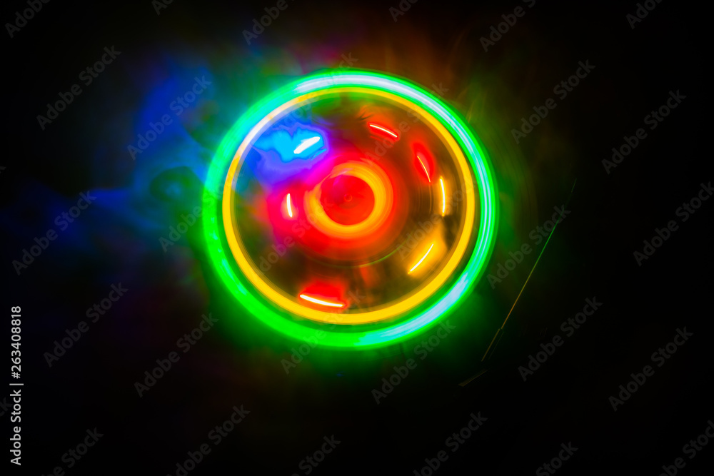 Concept of speed - Trail of fire and smoke - Vinyl record. Burning vinyl disk. Turntable vinyl record player. Retro audio equipment for disc jockey. Sound technology Concept of speed - Trail of fire and smoke - Vinyl record. Burning vinyl disk. Turntable vinyl record player. Retro audio equipment for disc jockey. Sound technology