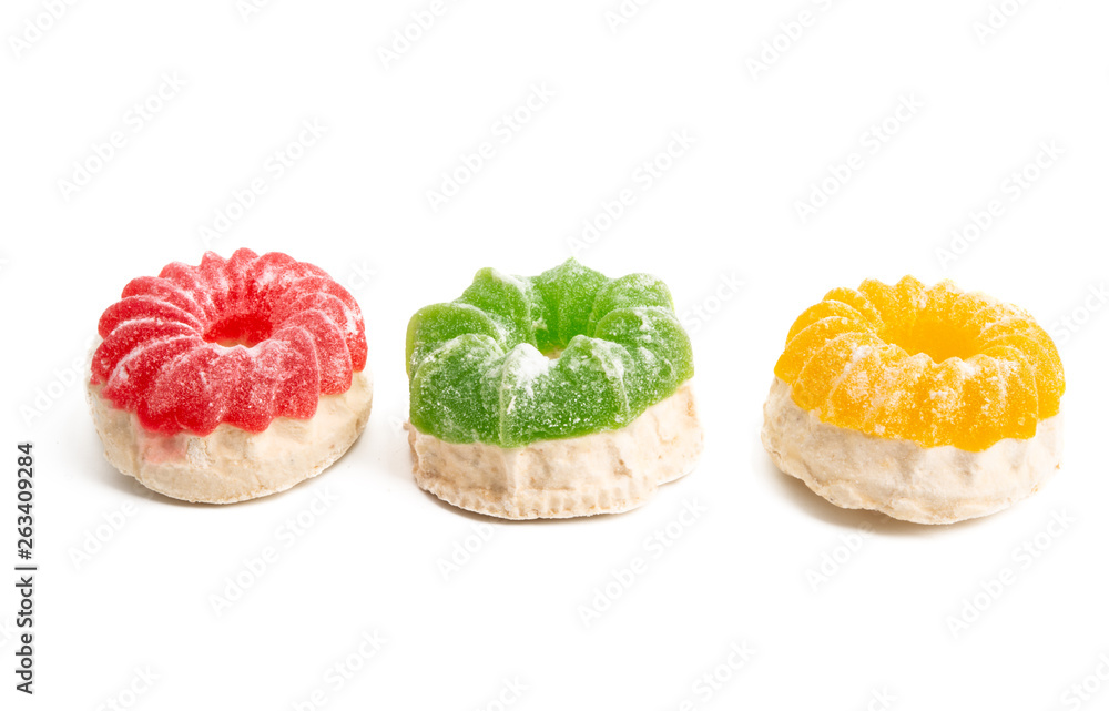 fruit jelly marshmallow isolated fruit jelly marshmallow isolated