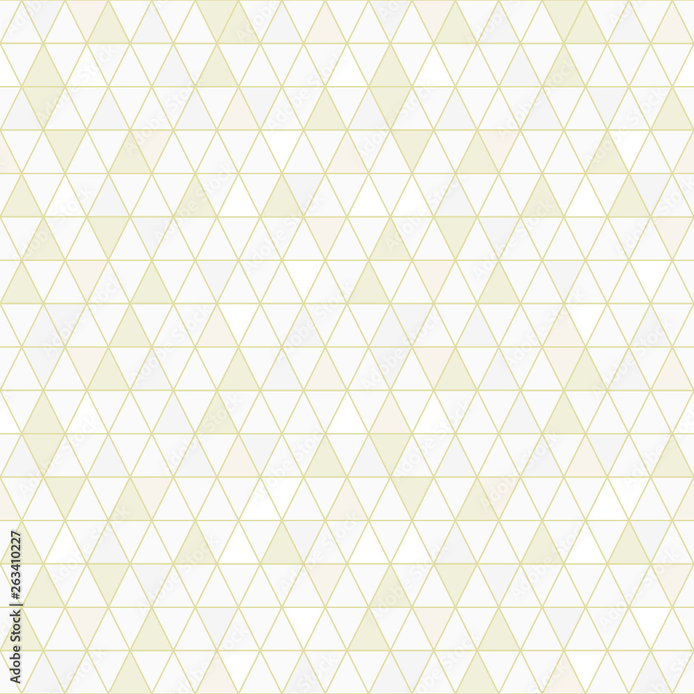 Triangle seamless pattern vector, random gold shade. Triangle seamless pattern vector, random gold shade.