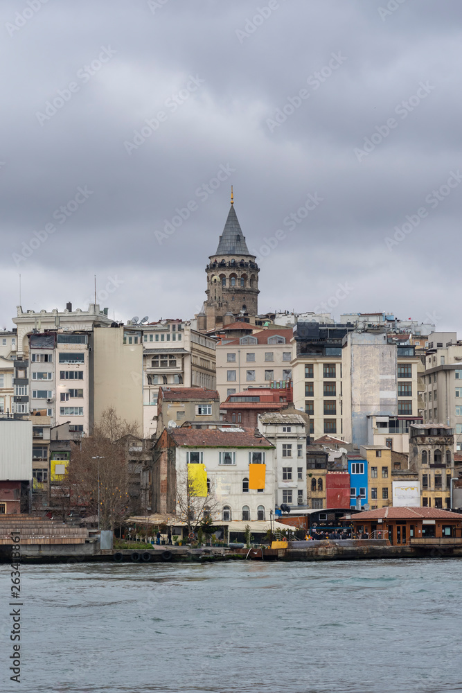 Galata Tower in Istanbul Turkey 