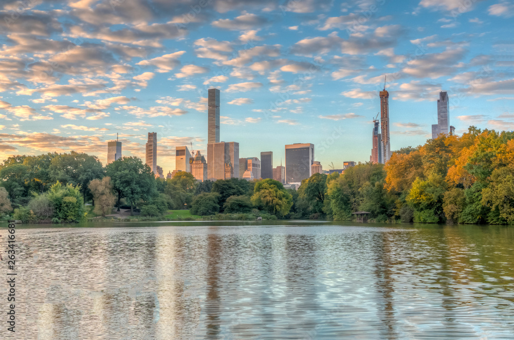 At the lake in Central Park At the lake in Central Park