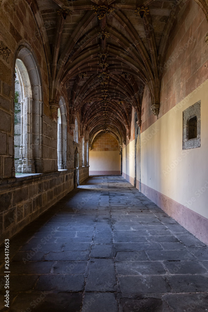 Cloister in the Monastery of Santo Tomas. Cloister of silence.