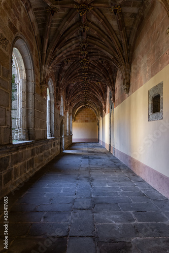 Cloister in the Monastery of Santo Tomas. Cloister of silence.