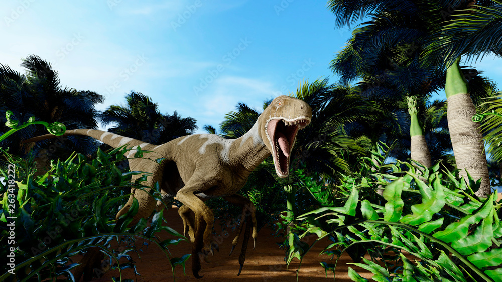 Fototapeta premium Predatory dinosaur