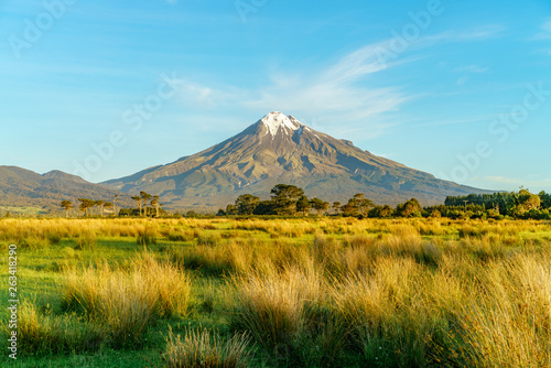 cone volcano mount taranaki, new zealand 18
