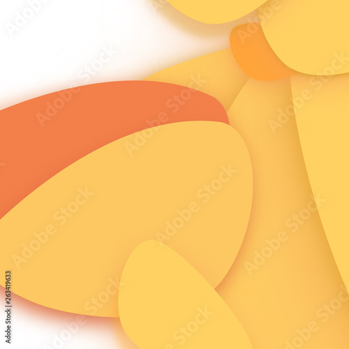 Fondo curvo amarillo naranja