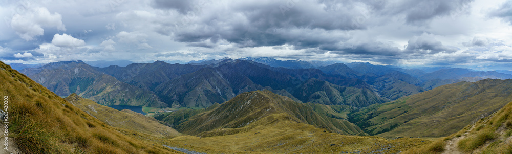 hiking the ben lomond track in the mountains at queenstown, otago, new zealand 19