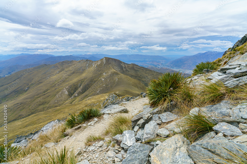 hiking the ben lomond track in the mountains at queenstown, otago, new zealand 22