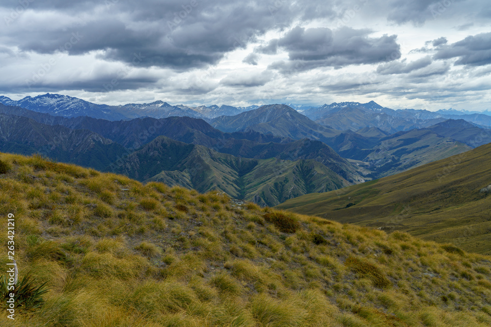 hiking the ben lomond track in the mountains at queenstown, otago, new zealand 35