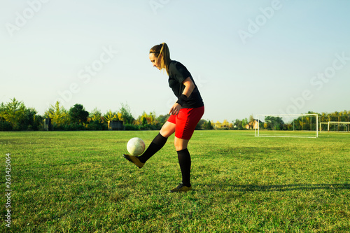 Female soccer player