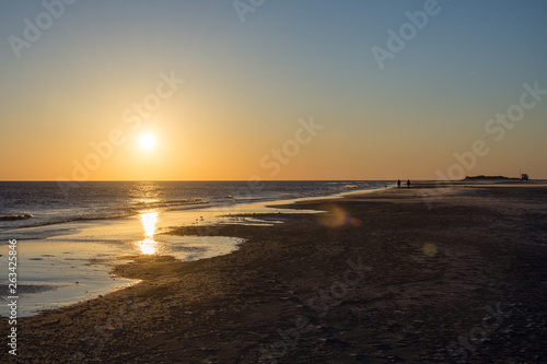 Wattenmeer Nordsee Amrum Abenddämmerung © h