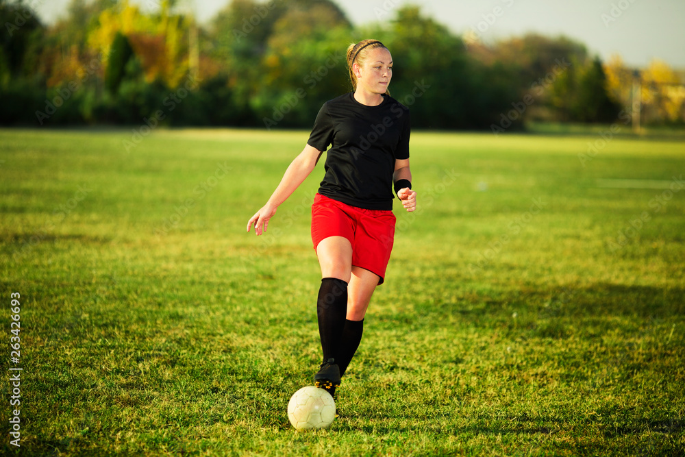 Female soccer player