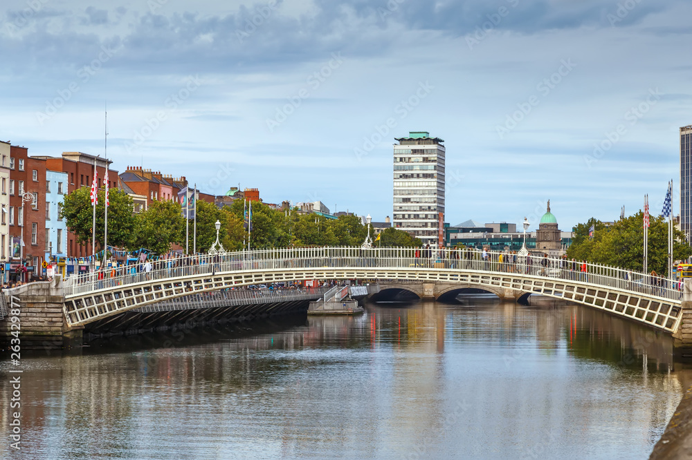 Liffey river, Dublin, Ireland