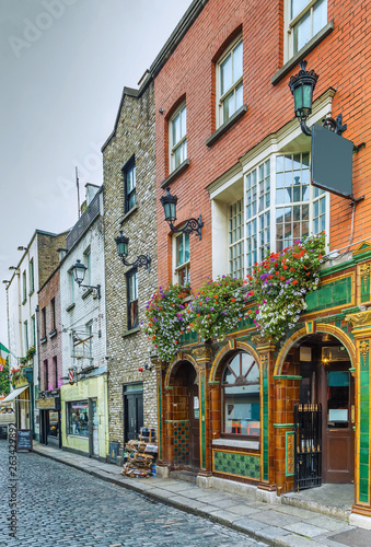 Temple Bar street  Dublin  Ireland