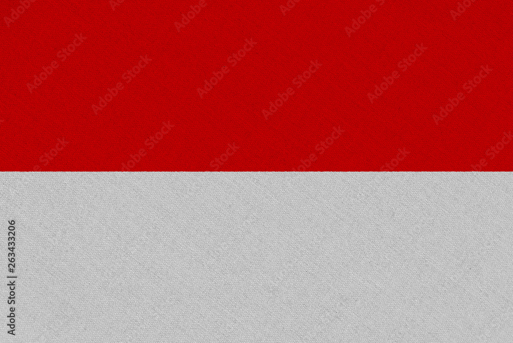 Indonesia fabric flag