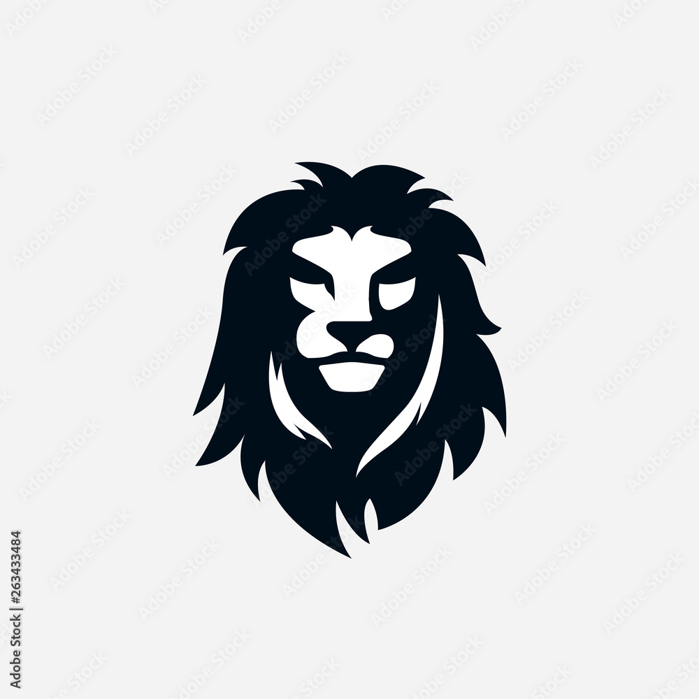 Lion Head Logo Vector