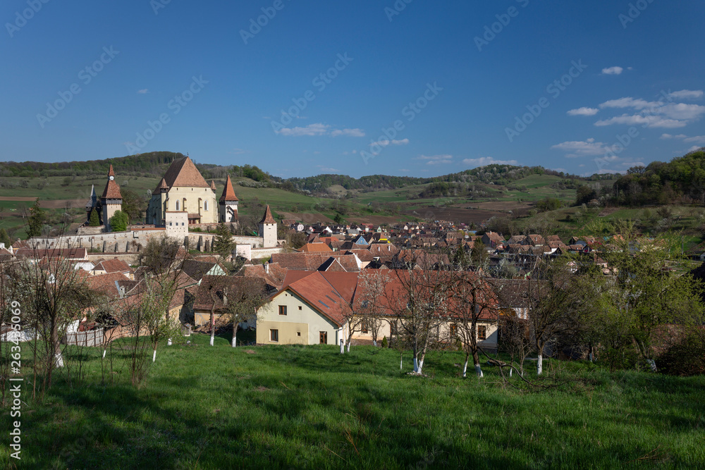 Biertan, ciudad fortificada de Transilvania, Rumanía