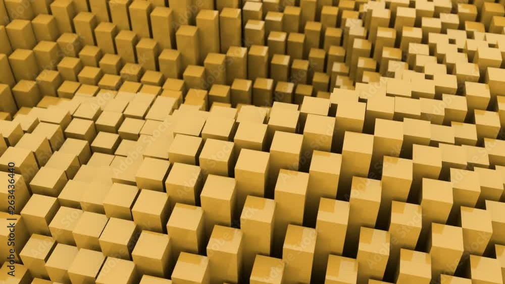 custom made wallpaper toronto digitalAbstract 3D cubes waves background animation. Creative shapes objects 4k looping footage. Set of 7 different colors.