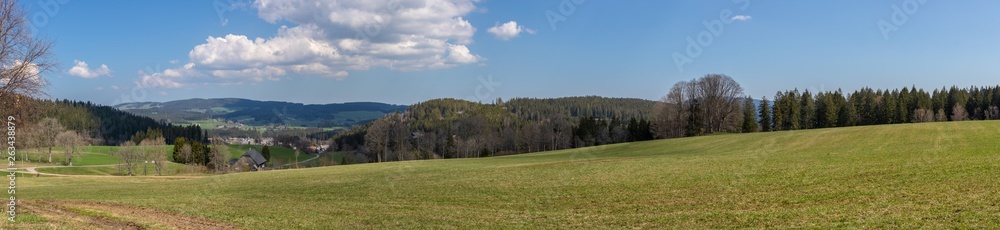 Südlicher Blick in Richtung Hinterzarten Südlicher Blick in Richtung Hinterzarten