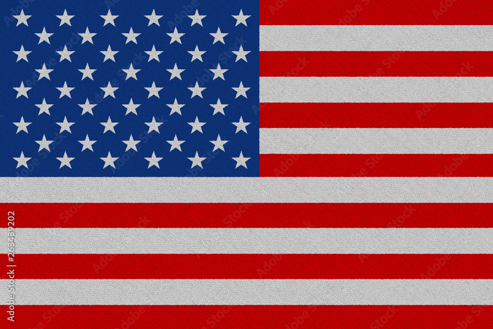 United States fabric flag United States fabric flag