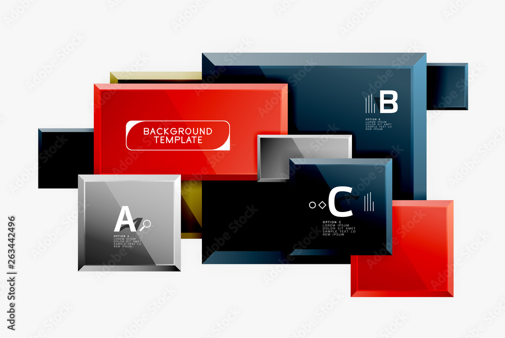 Minimal square banner abstract background Minimal square banner abstract background