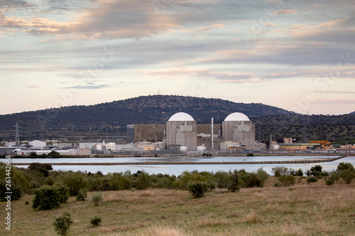 Nuclear power plant in the center of Spain photo