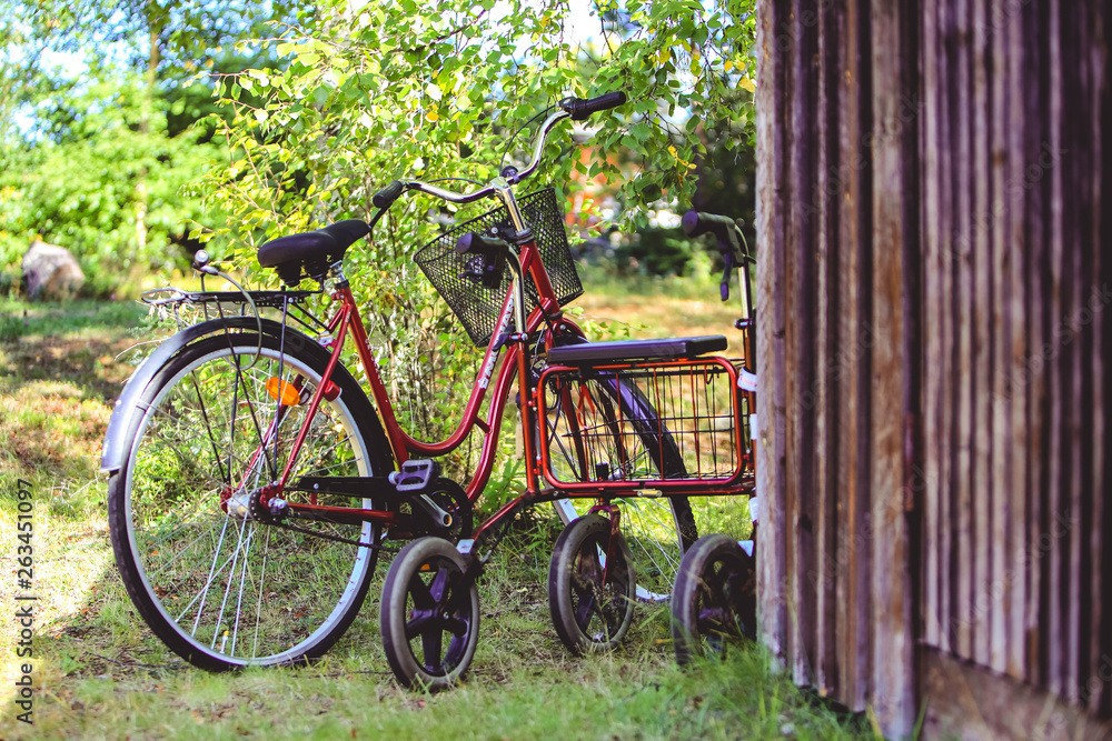 Fototapeta premium Senior parking place at summer fair