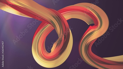 Soft colors 3D rendering curved marshmallow candy abstract shape illustration background new quality universal colorful joyful 4k stock image