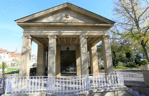 The Maxbrunnen (Max fountain) Bad Kissingen, Germany photo