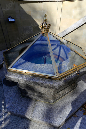 The Maxbrunnen (Max fountain) Bad Kissingen, Germany photo