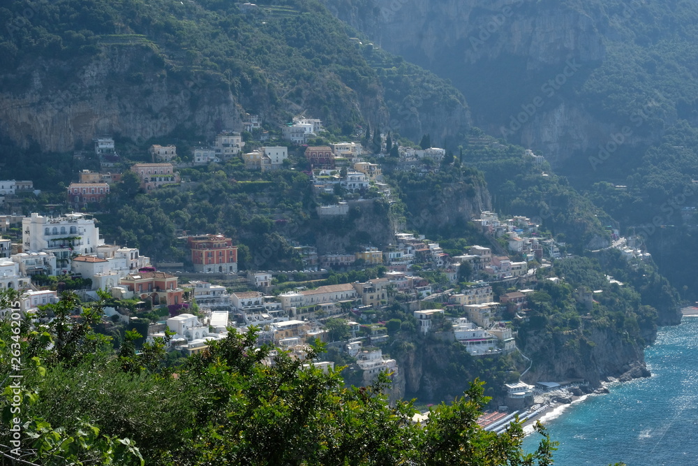 view of Positano Italy