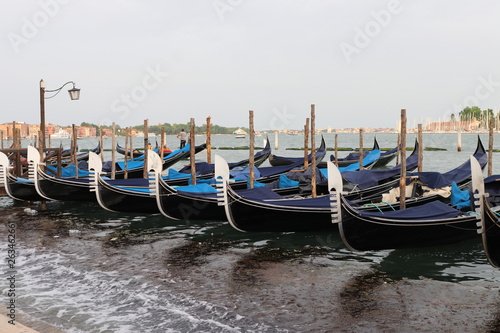 Gondolas in Venice © Matthew