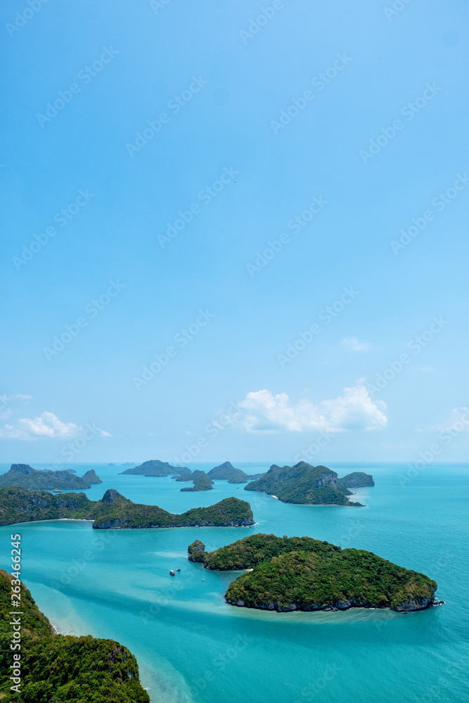 Landscape image of Mu Koh Angthong, Samui Island, Surat Thani, Thailand Landscape image of Mu Koh Angthong, Samui Island, Surat Thani, Thailand
