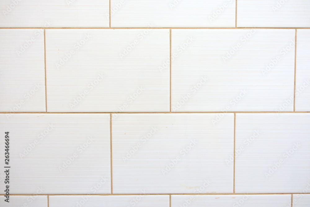 Naklejka premium white brick wall and floor