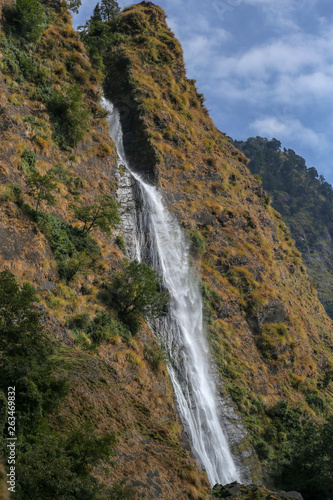 A waterfall in the himalayas © theStorygrapher
