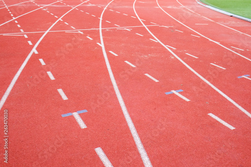 Running track texture of sport background