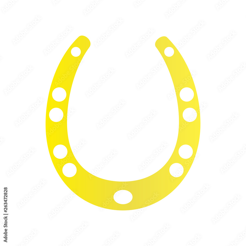 Horse shoe gold icon on background for graphic and web design. Simple vector sign. Internet concept symbol for website button or mobile app. Horse shoe gold icon on background for graphic and web design. Simple vector sign. Internet concept symbol for website button or mobile app.