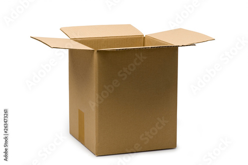 brown cardboard box