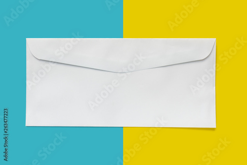 White letter envelope