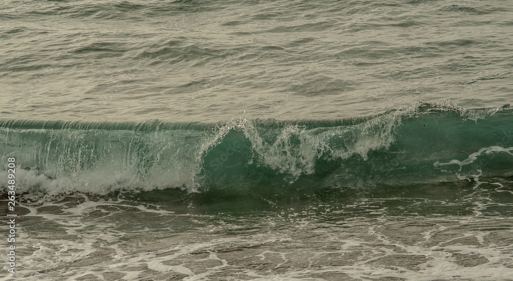 Fototapeta premium Great wave view over the sea