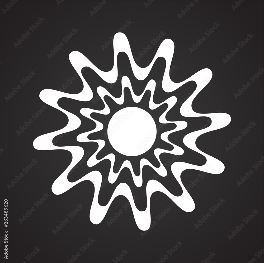 Sun icon on background for graphic and web design. Simple vector sign. Internet concept symbol for website button or mobile app. Sun icon on background for graphic and web design. Simple vector sign. Internet concept symbol for website button or mobile app.