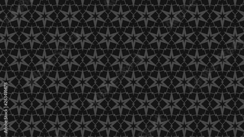 Black Stars Background Pattern