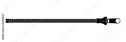 Clothing fastener flat vector illustration